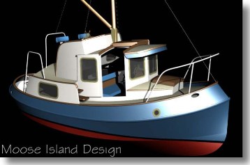 Bow concept 'Molly T 23' yacht / tug boat design