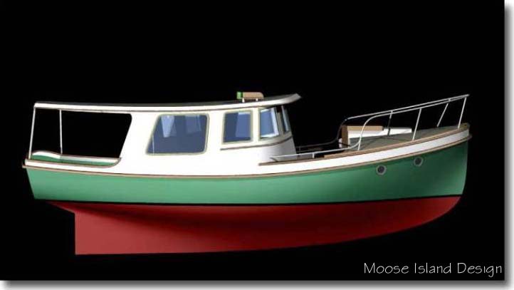 Profile 'Puffin 33'  yacht / small craft / power boat design